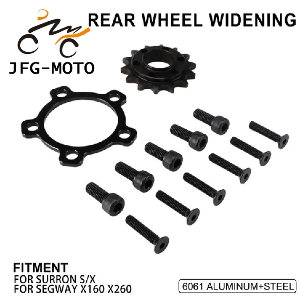 Motorcycle Accessories Rear Wheel Widening Kits Chain Sprocket Screw For SURRON Light Bee S X SEGWAY X160 X260 Electric Vehicle
Motorcycle Accessories Rear Wheel Widening Kits Chain Sprocket Screw For SURRON Light Bee S X SEGWAY X160 X260 Electric Vehicle