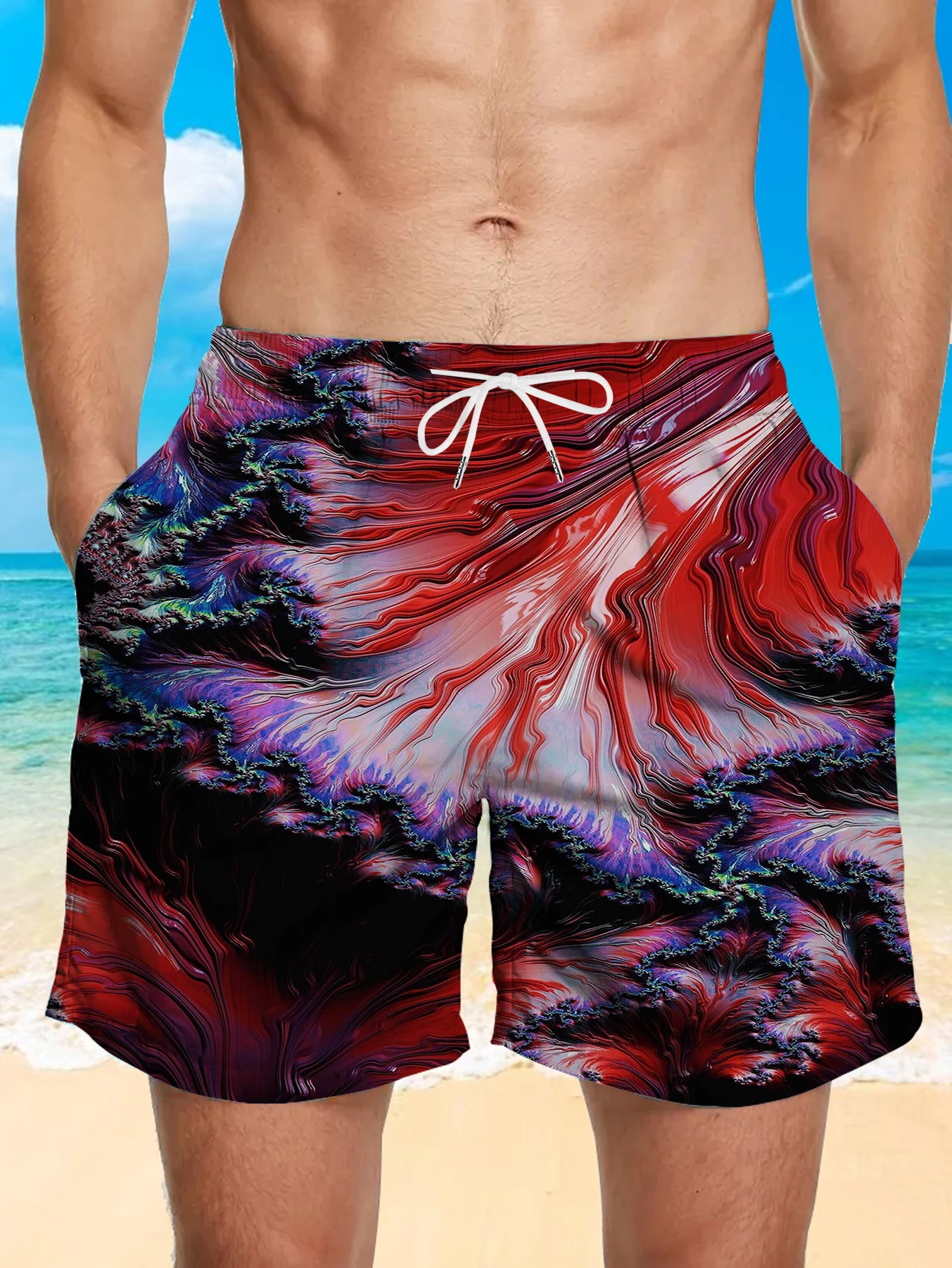 Men's Casual Print Shorts Summer Beach Daily Wear Lightweight Comfortable Shorts with Pockets
Men's Casual Print Shorts Summer Beach Daily Wear Lightweight Comfortable Shorts with Pockets
