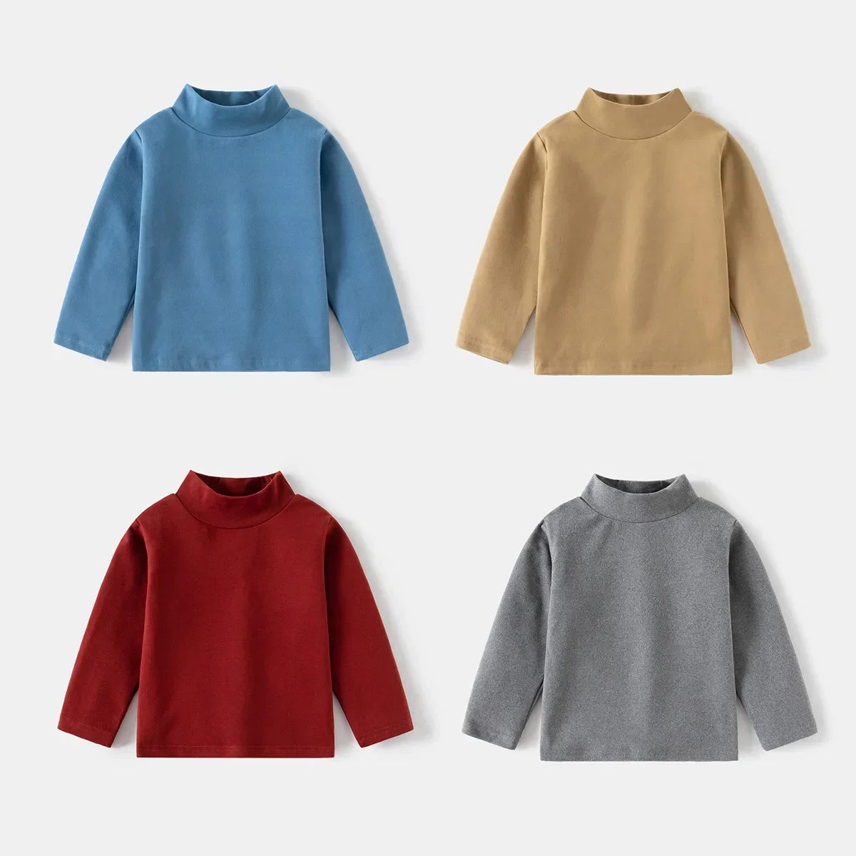 New 2024 Autumn Winter Kids Fashion Solid Undershirt Tops Boys Girls Casual Turtleneck Long Sleeve Warm T-shirt Clothing
New 2024 Autumn Winter Kids Fashion Solid Undershirt Tops Boys Girls Casual Turtleneck Long Sleeve Warm T-shirt Clothing