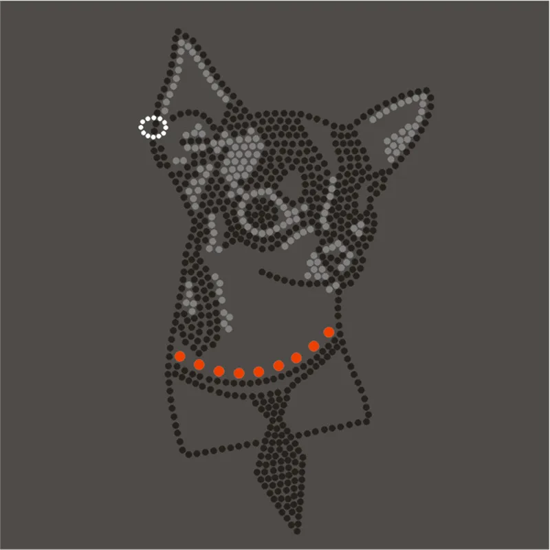 Dog Hotfix Rhinestone Motif Tops Crystal Children's Thermal Transfers Custom Strass Decorative Stickers Beaded Appliques
Dog Hotfix Rhinestone Motif Tops Crystal Children's Thermal Transfers Custom Strass Decorative Stickers Beaded Appliques
