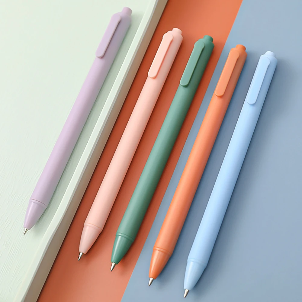 0.5mm Morandi Macaron Press Gel Pen Writing Pen Signature Black Ink Office School Stationery Supply
0.5mm Morandi Macaron Press Gel Pen Writing Pen Signature Black Ink Office School Stationery Supply