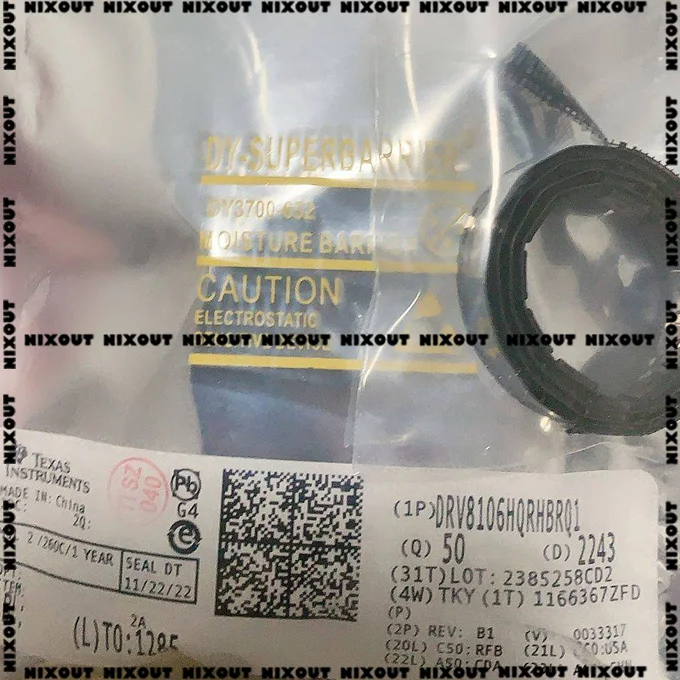 10 шт./партия DRV8106HQRHBRQ1 DRV8106HQRHBR QFN-32 100% оригинал аутентичный
10 шт./партия DRV8106HQRHBRQ1 DRV8106HQRHBR QFN-32 100% оригинал аутентичный