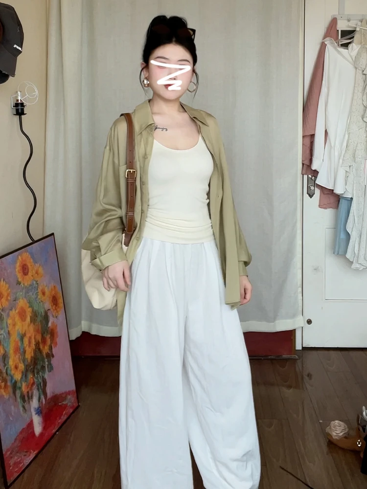 Атласная рубашка-жакет женская с длинным рукавом, свободного кроя, весна-осень, новинка 2026 года, премиум-класс, повседневная
Атласная рубашка-жакет женская с длинным рукавом, свободного кроя, весна-осень, новинка 2026 года, премиум-класс, повседневная