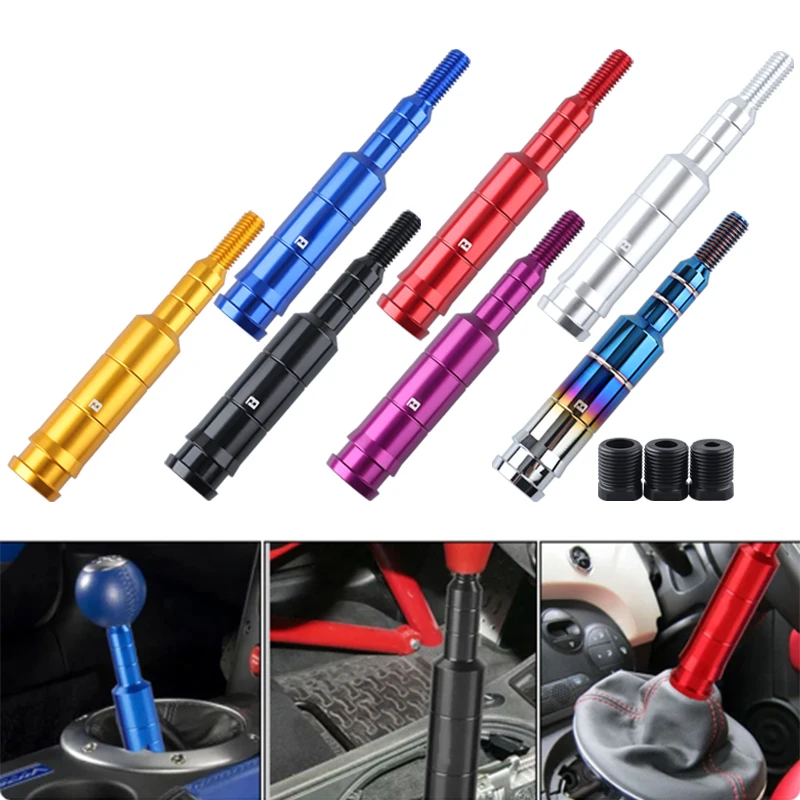 133mm Aluminum M10x1.5 Shift Knob Extender Extension Lever Gear Manual Shifter Rod Straight Lever Extender For Honda With Logo
133mm Aluminum M10x1.5 Shift Knob Extender Extension Lever Gear Manual Shifter Rod Straight Lever Extender For Honda With Logo