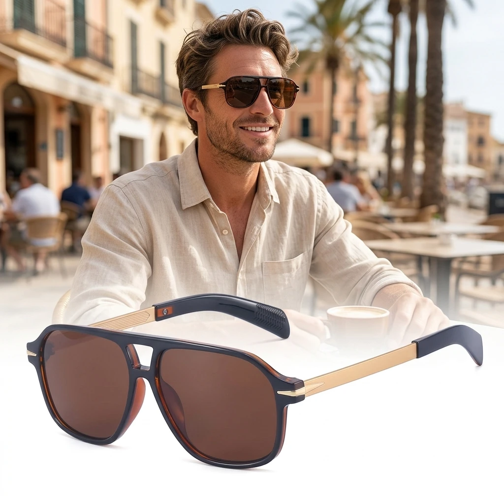Men Polarized Sunglasses Square Double Bridge Retro UV400 Outdoor Driving Fishing Sun Glasses Fashion Vintage Eyewear
Men Polarized Sunglasses Square Double Bridge Retro UV400 Outdoor Driving Fishing Sun Glasses Fashion Vintage Eyewear