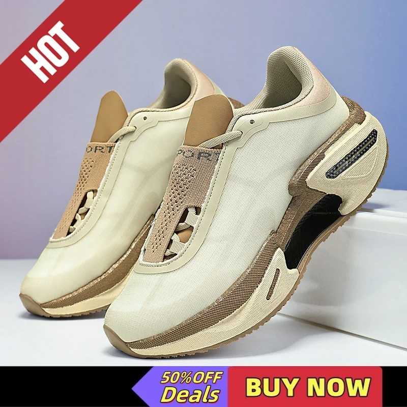 Brand Sneakers Marathon Air Cushion Men Sports Running Shoes Breathable Lightweight Womens Comfortable Athletic Fitness Sneakers
Brand Sneakers Marathon Air Cushion Men Sports Running Shoes Breathable Lightweight Womens Comfortable Athletic Fitness Sneakers