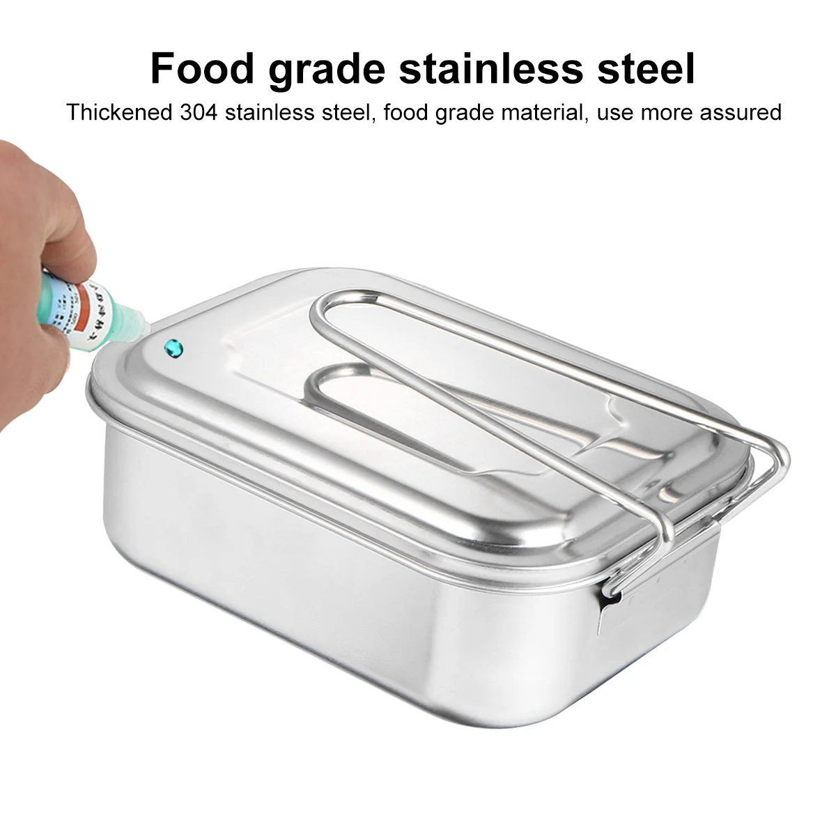 304 Stainless Steel Lunch Box Bento Container Reusable Salad Mixing Meal Prep Elderly Kids Office Camping Business Trip Foldable
304 Stainless Steel Lunch Box Bento Container Reusable Salad Mixing Meal Prep Elderly Kids Office Camping Business Trip Foldable