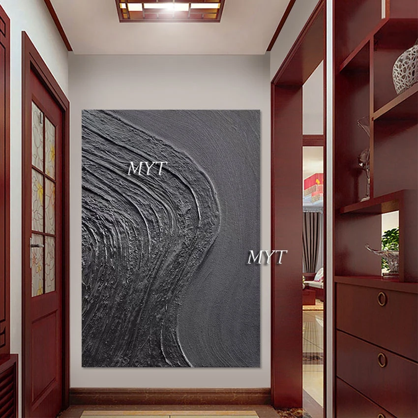 European Style Decoration Art, Wall Black Acrylic Abstract Oil Painting, Unframed Artwork Canvas Picture Scenery Hand Drawing
European Style Decoration Art, Wall Black Acrylic Abstract Oil Painting, Unframed Artwork Canvas Picture Scenery Hand Drawing