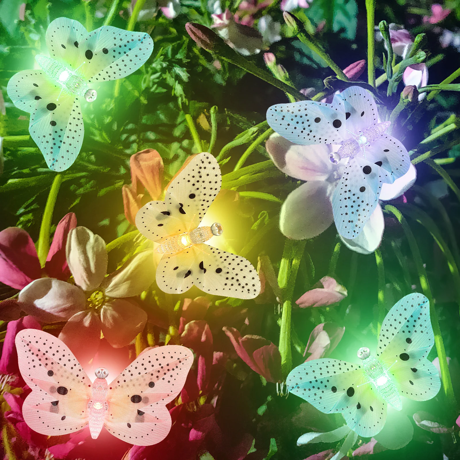 12 Butterfly Waterproof Outdoor Garden Decor String Lights Solar Lights Outdoor Party Wedding LED Lighting
12 Butterfly Waterproof Outdoor Garden Decor String Lights Solar Lights Outdoor Party Wedding LED Lighting