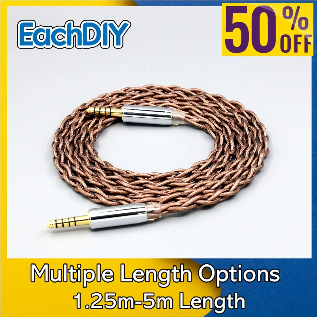 99% 24k Gold 7n Pure Silver Graphene Shield Earphone Cable For 0.15m 4.4mm Male to Male GND Connected Version 8567
99% 24k Gold 7n Pure Silver Graphene Shield Earphone Cable For 0.15m 4.4mm Male to Male GND Connected Version 8567