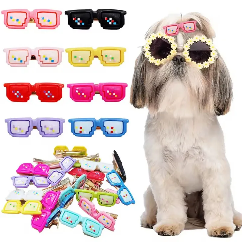2PCS Pet Hair Clips for Dogs and Cats Sunglasses Shape Movable Dog Hair Clips Pet Grooming Accessories Fashion Small Dog Bows
2PCS Pet Hair Clips for Dogs and Cats Sunglasses Shape Movable Dog Hair Clips Pet Grooming Accessories Fashion Small Dog Bows