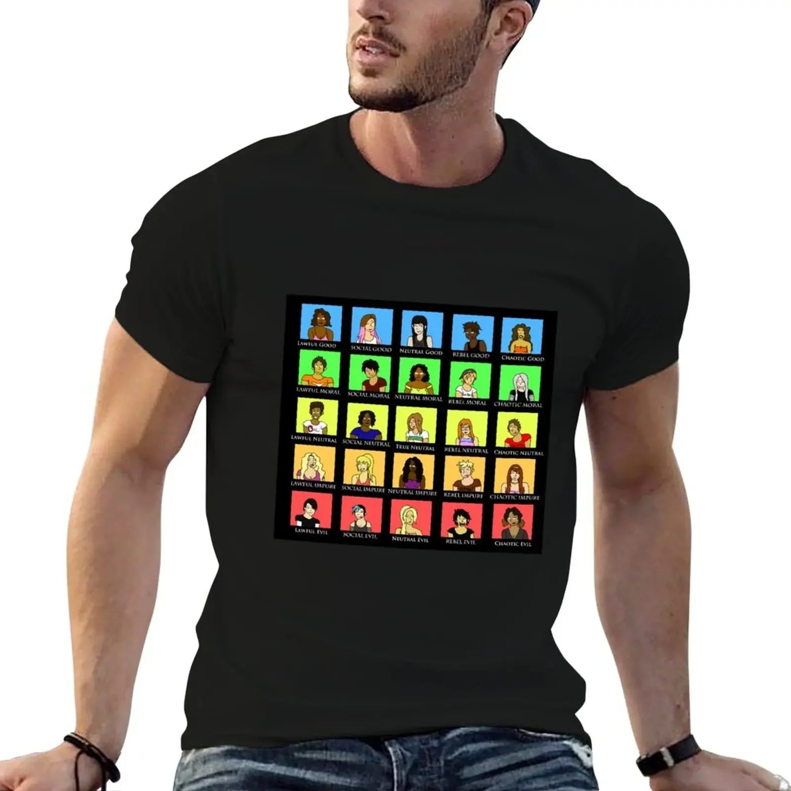 Lawful Good/ Chaotic Evil Original Character Template T-Shirt hippie clothes sweat mens graphic t-shirts pack
Lawful Good/ Chaotic Evil Original Character Template T-Shirt hippie clothes sweat mens graphic t-shirts pack