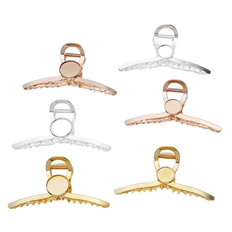 BoYuTe (5 Pieces/Lot) Fit 20mm 25mm Cabochon Blank Hair Claw Base Big Shark Clip Metal Hair Accessories for Women
BoYuTe (5 Pieces/Lot) Fit 20mm 25mm Cabochon Blank Hair Claw Base Big Shark Clip Metal Hair Accessories for Women