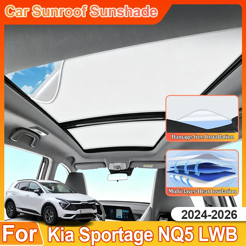 For Kia Sportage NQ5 Accessories LWB 2023 2024 2025 MK5 Sky Curtain Sunshade Sunroof Electrostatic Adsorption Car Sunshades Tool
For Kia Sportage NQ5 Accessories LWB 2023 2024 2025 MK5 Sky Curtain Sunshade Sunroof Electrostatic Adsorption Car Sunshades Tool