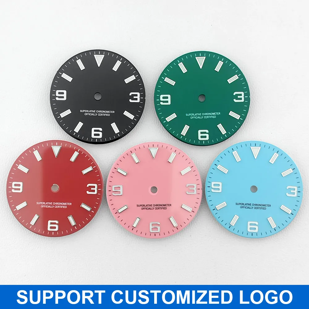 Циферблат 28,5 мм подходит для механизма NH35/8215/2824, Bgw9, синий, светящийся, зеленый, розовый, светло-голубой, циферблаты, детали часов, индивидуальное имя логотипа
Циферблат 28,5 мм подходит для механизма NH35/8215/2824, Bgw9, синий, светящийся, зеленый, розовый, светло-голубой, циферблаты, детали часов, индивидуальное имя логотипа