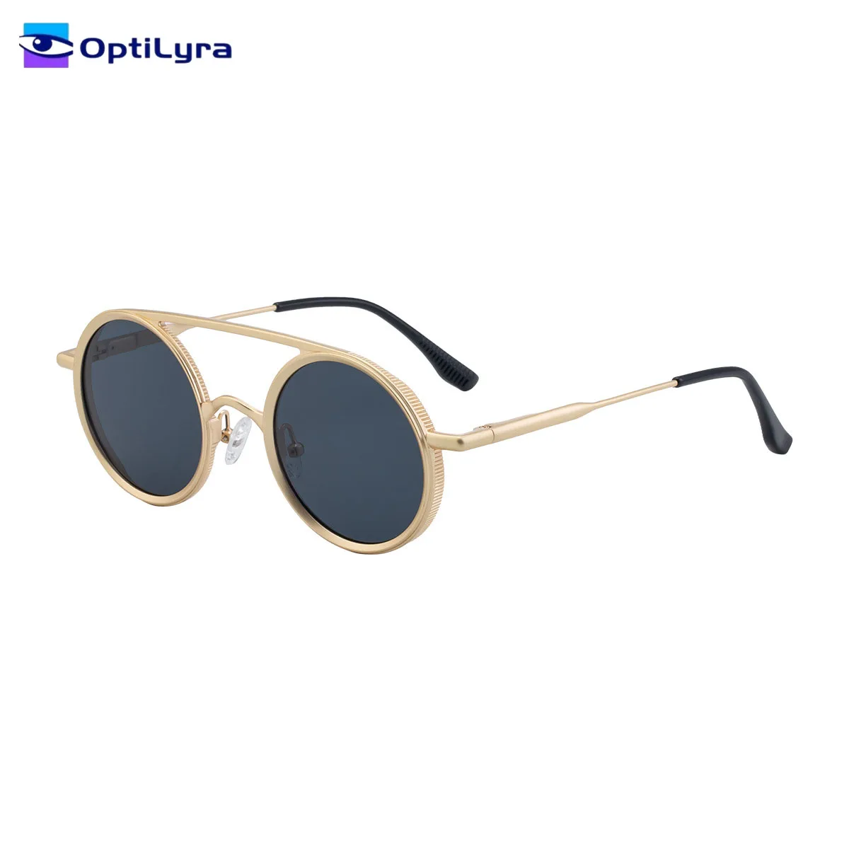 OptiLyra Brand Fashion Punk Double Barrel Round Sunglasses Punk Metal Frame Glasses Outdoor Travel UV400 Sunshade Glasses
OptiLyra Brand Fashion Punk Double Barrel Round Sunglasses Punk Metal Frame Glasses Outdoor Travel UV400 Sunshade Glasses