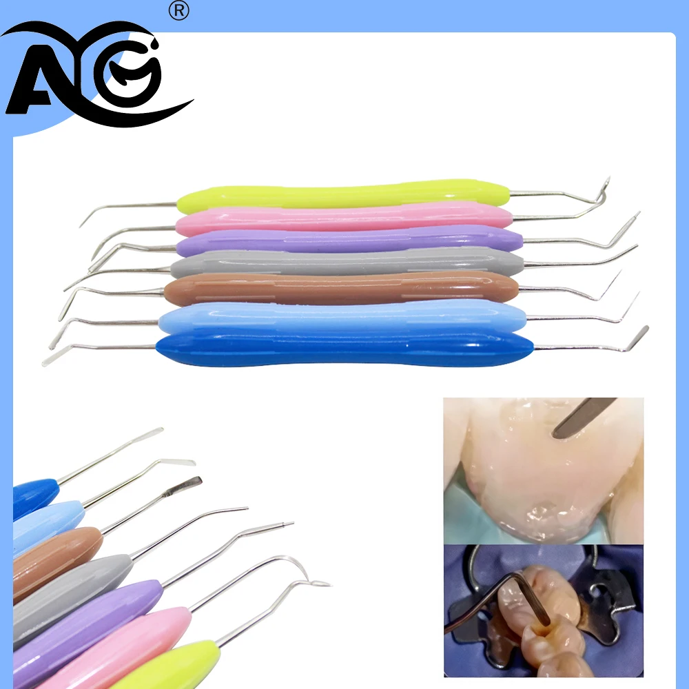 AG 7PCS Dentistry Resin Filler Set Plastic Dresser With Silicone Handle Aesthetic Restoration Kit For Resin Knife Spatula Tools
AG 7PCS Dentistry Resin Filler Set Plastic Dresser With Silicone Handle Aesthetic Restoration Kit For Resin Knife Spatula Tools