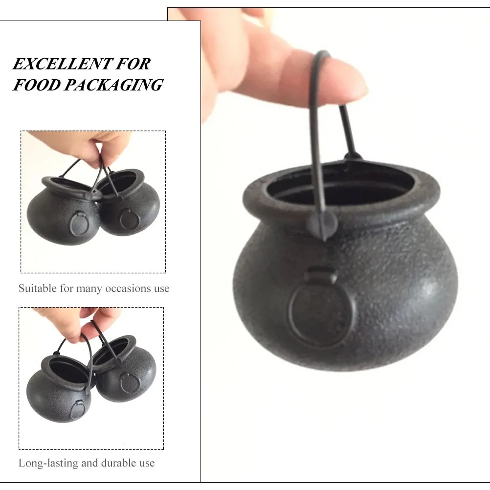 6 Pcs The Gift Candy Bucket Witch Jar Black Halloween Theme Holder Skull Design Shaped
6 Pcs The Gift Candy Bucket Witch Jar Black Halloween Theme Holder Skull Design Shaped