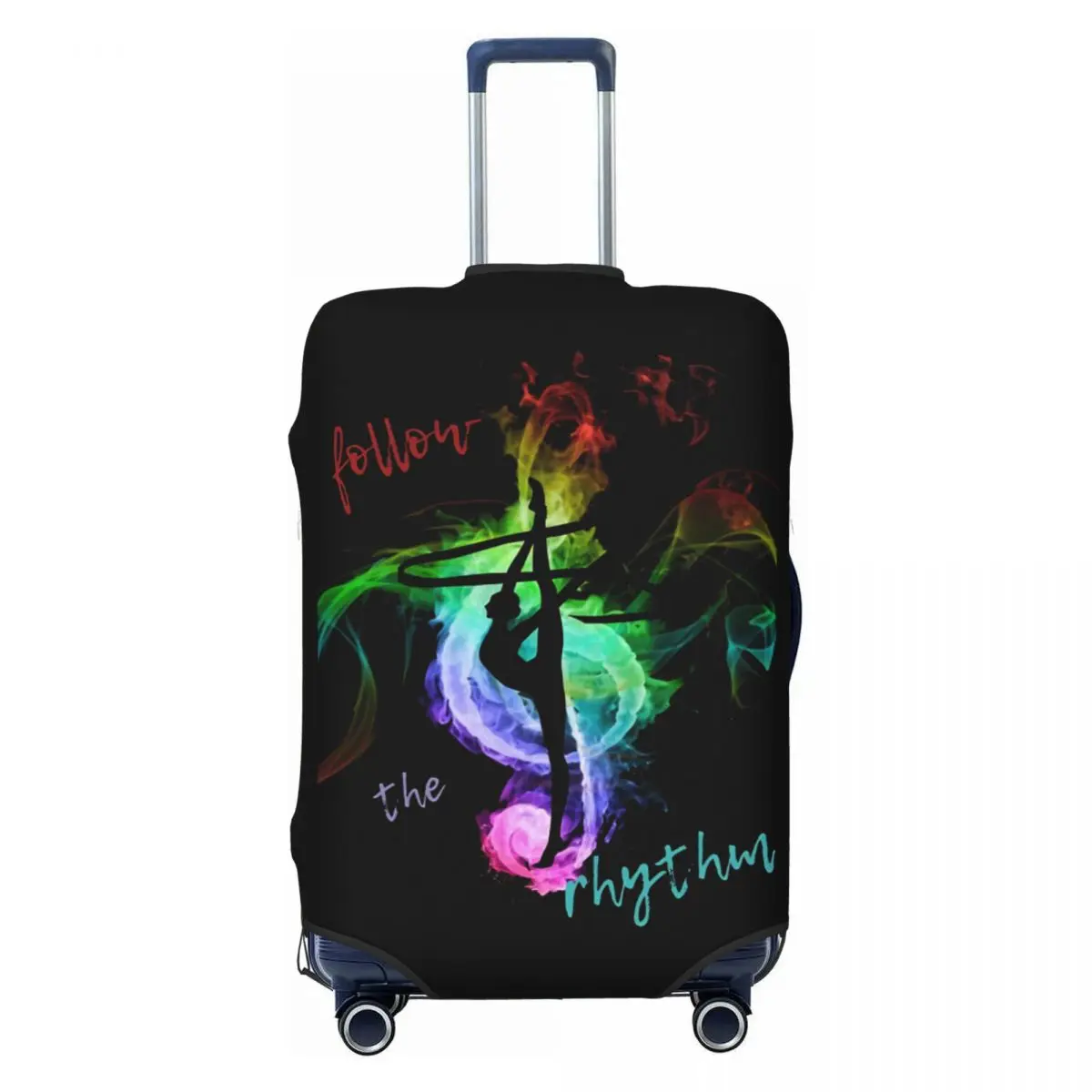Follow The Rhythm Gymnastics Suitcase Cover Strectch Cruise Trip Protector Luggage Case Vacation
Follow The Rhythm Gymnastics Suitcase Cover Strectch Cruise Trip Protector Luggage Case Vacation