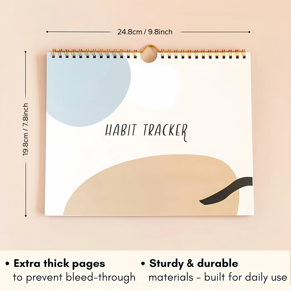 Habit Tracker Calendar Motivational Habit Tracking Journal Inspirational Goal Planner with Weekly Undated 12 Month Journal
Habit Tracker Calendar Motivational Habit Tracking Journal Inspirational Goal Planner with Weekly Undated 12 Month Journal