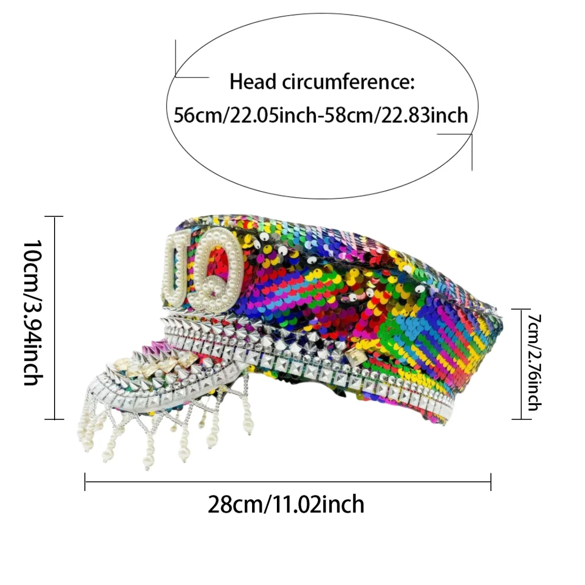 Steampunk Captain Hat Rhinestone for Burning Man Festival Woman, Music Festival, Halloween, Rave Accessories & Party Caps
Steampunk Captain Hat Rhinestone for Burning Man Festival Woman, Music Festival, Halloween, Rave Accessories & Party Caps