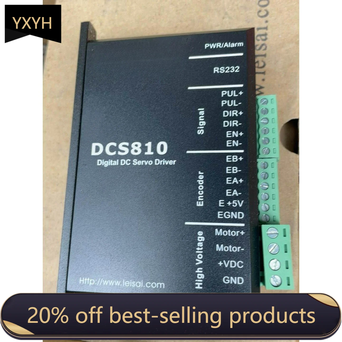 Original DC servo drives DCS810 work 24-80 VDC out 1A to 20A fit for DCM50207/DCM50205 DC Brush servo motor
Original DC servo drives DCS810 work 24-80 VDC out 1A to 20A fit for DCM50207/DCM50205 DC Brush servo motor