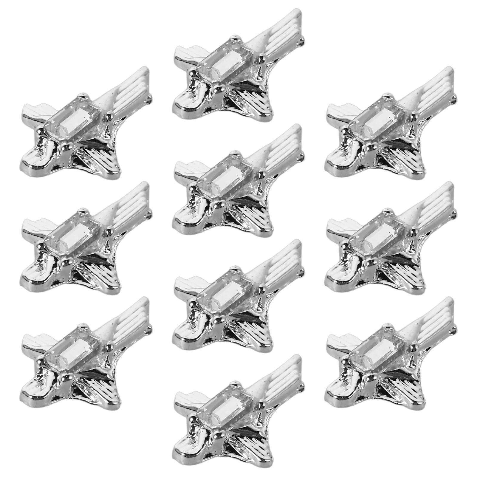 10 Pcs 3D Cross Nail Jewelry Sparkling Rhinestone Metal Decor Easy Apply Unique Design Charm Accessories for Special Occasions
10 Pcs 3D Cross Nail Jewelry Sparkling Rhinestone Metal Decor Easy Apply Unique Design Charm Accessories for Special Occasions