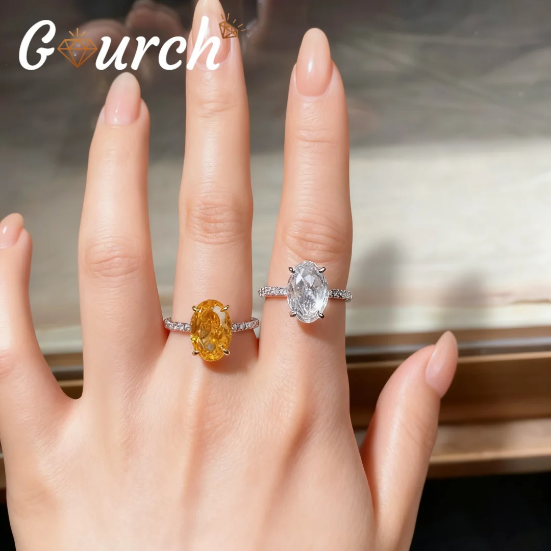 Женское кольцо Gourch 5CT 8x12 мм с четырьмя когтями, стерлинговое серебро S925, желтое кольцо с цирконом, элегантный подарок, адаптируемое для дня рождения
Женское кольцо Gourch 5CT 8x12 мм с четырьмя когтями, стерлинговое серебро S925, желтое кольцо с цирконом, элегантный подарок, адаптируемое для дня рождения