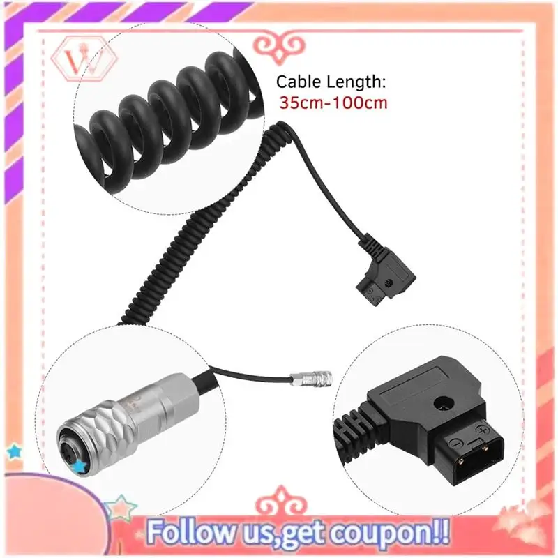 Upgraded 5X D-Tap To BMPCC 4K 2 Pin Locking Power Cable For Blackmagic Pocket Cinema Camera 4K For Sony V Mount Battery
Upgraded 5X D-Tap To BMPCC 4K 2 Pin Locking Power Cable For Blackmagic Pocket Cinema Camera 4K For Sony V Mount Battery
