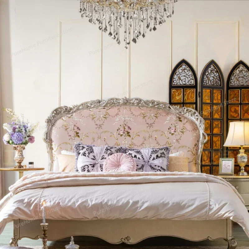 French Double Bed Modern Designer Light Luxury Aesthetics Design Bed Wedding Romantic Minimalist Sleeping Muebles Home Furniture
French Double Bed Modern Designer Light Luxury Aesthetics Design Bed Wedding Romantic Minimalist Sleeping Muebles Home Furniture