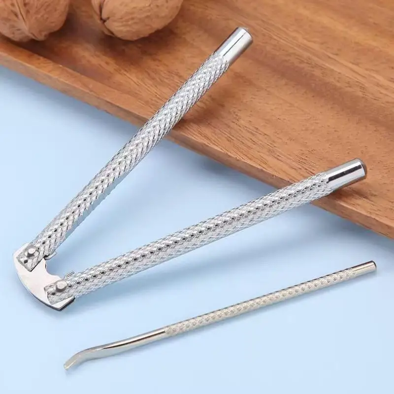 Walnut Cracker Stainless Steel Quick Crack Nut Cracker Easy Grip Heavy Duty Efficient Nut Clip Multifunction Nut Processing Tool
Walnut Cracker Stainless Steel Quick Crack Nut Cracker Easy Grip Heavy Duty Efficient Nut Clip Multifunction Nut Processing Tool