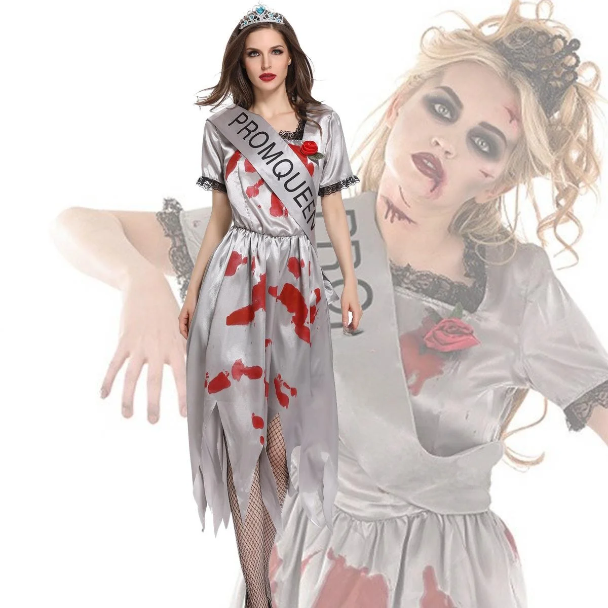 Halloween Zombie Wedding Ghost Costume Party Stage Personality Weird Clothes Gift Women's Ethnic Stage Clothing
Halloween Zombie Wedding Ghost Costume Party Stage Personality Weird Clothes Gift Women's Ethnic Stage Clothing