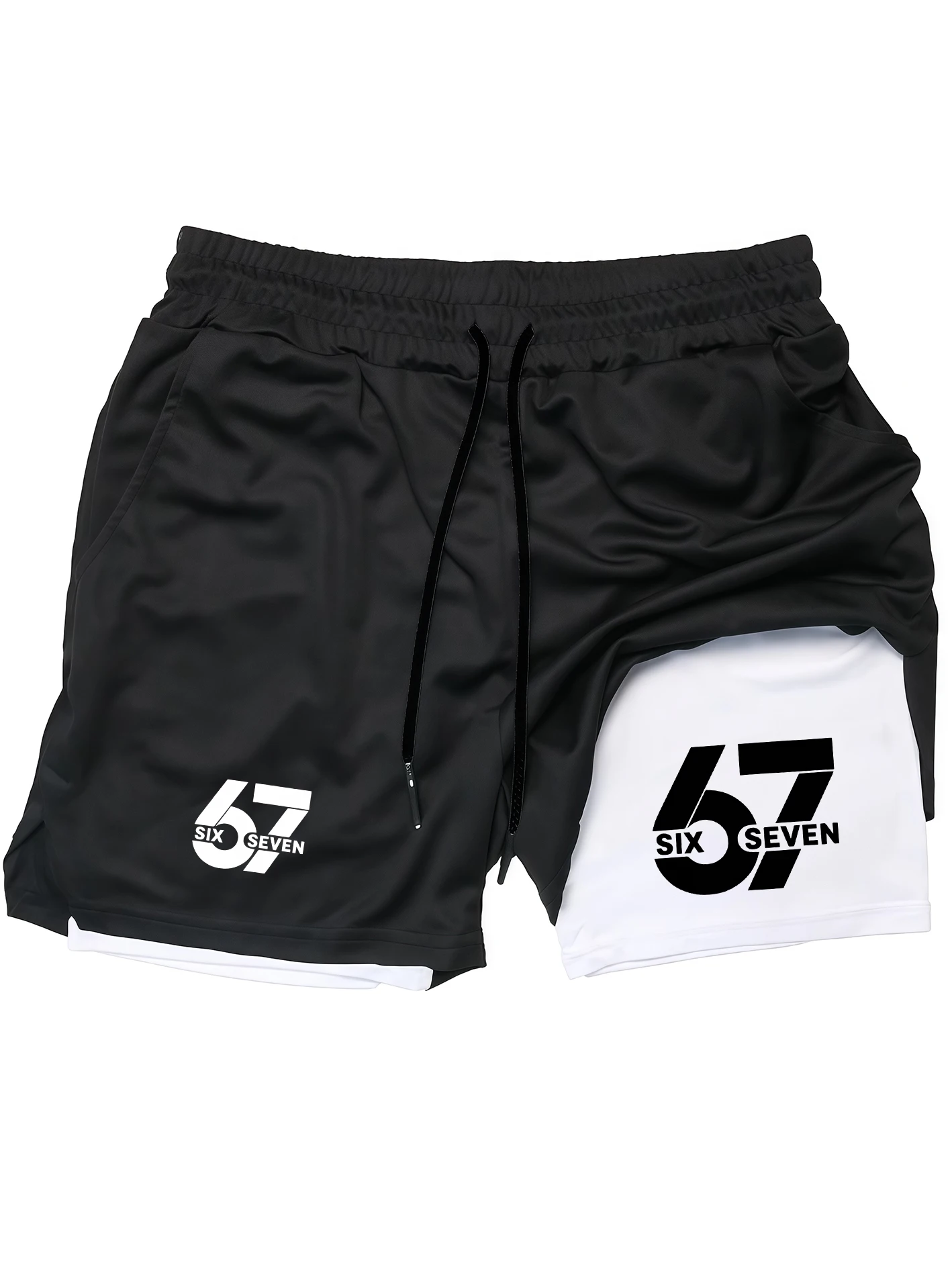 Men's Double Layer Training Shorts Quick Dry Breathable Workout Pants for Gym Running Basketball Athletic Sports 5-inch Inseam
Men's Double Layer Training Shorts Quick Dry Breathable Workout Pants for Gym Running Basketball Athletic Sports 5-inch Inseam