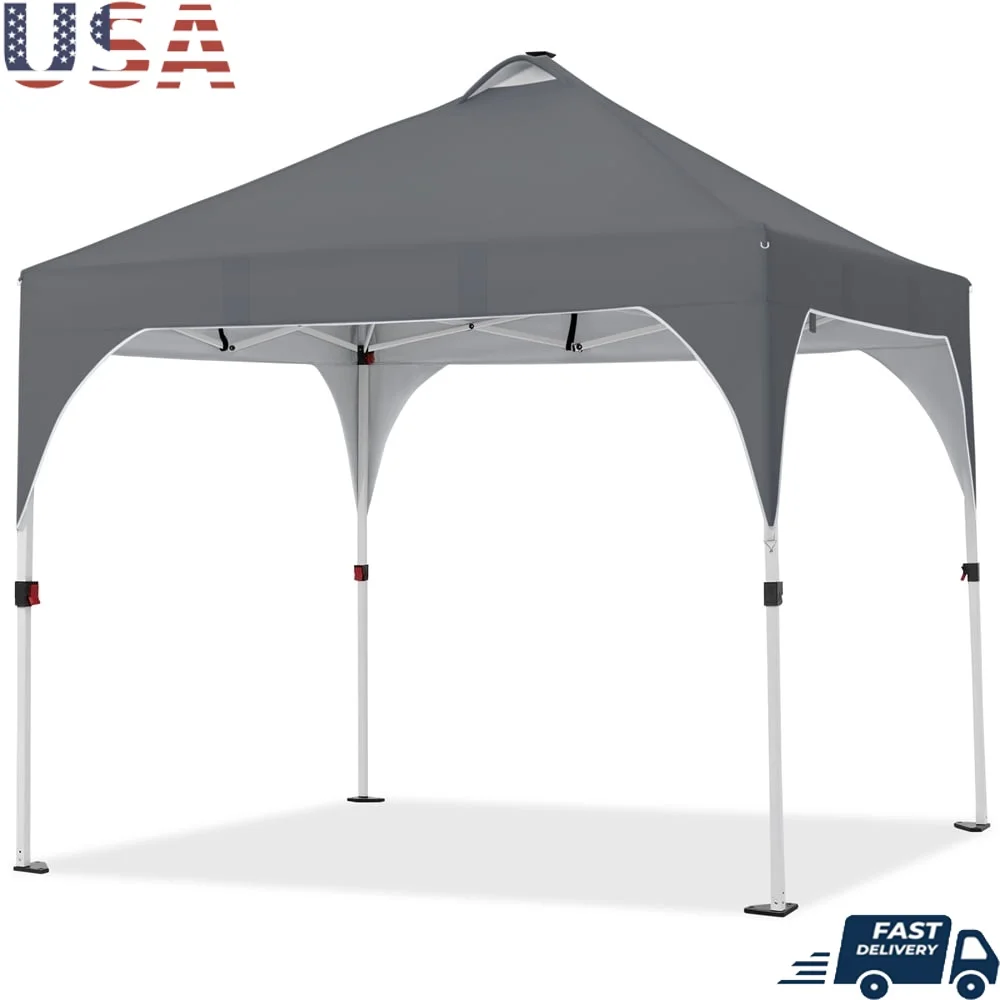 10ft Pop-Up Canopy Tent with 17 Solar LED Lights Adjustable Height Roller Bag Sandbags Outdoor Shelter Events
10ft Pop-Up Canopy Tent with 17 Solar LED Lights Adjustable Height Roller Bag Sandbags Outdoor Shelter Events