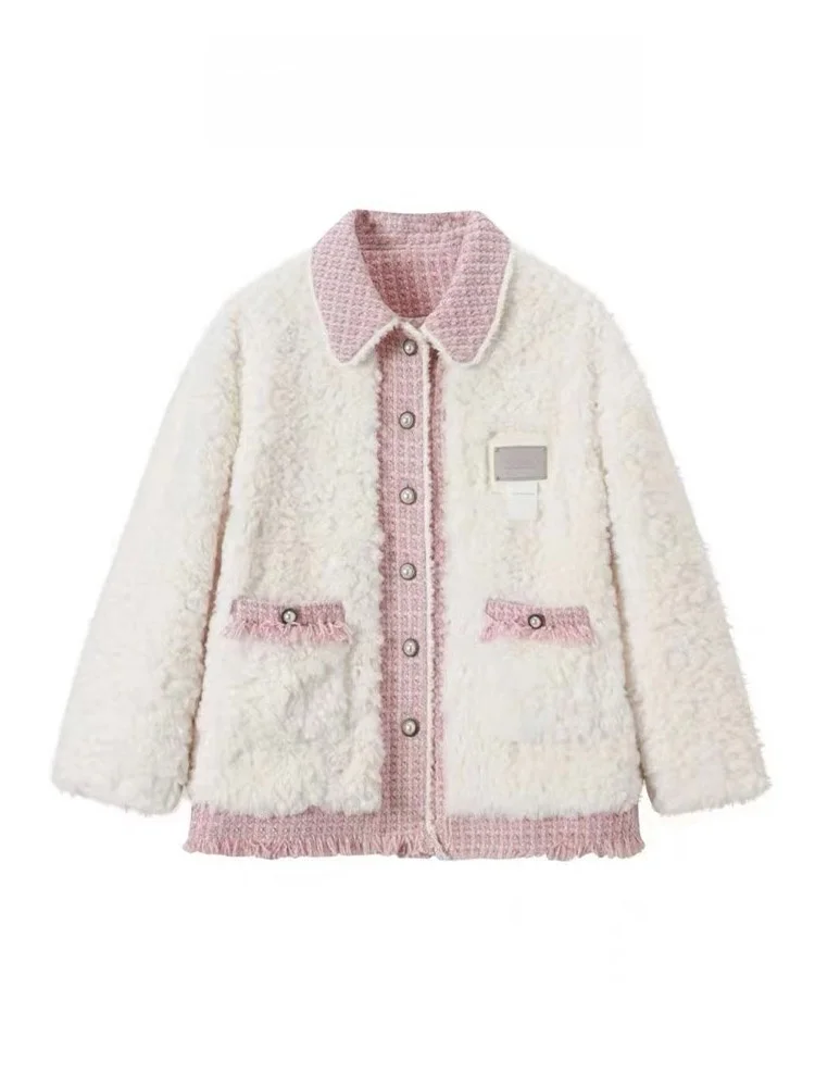 Lamb Fur Jaet Women Winter New Loose Splicing Thiened Warm Cotton Design Fluffy Cotton Coat Collar Commute Sle
Lamb Fur Jaet Women Winter New Loose Splicing Thiened Warm Cotton Design Fluffy Cotton Coat Collar Commute Sle