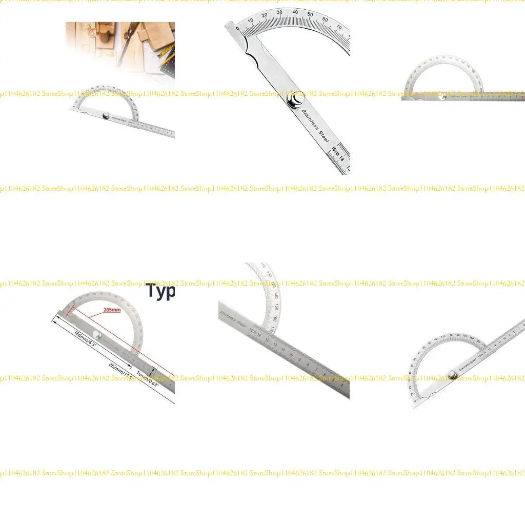 Q2Q4 Upgraded Protractor Stainless Steel 180 Degree Protractor Gauges Measuring
Q2Q4 Upgraded Protractor Stainless Steel 180 Degree Protractor Gauges Measuring