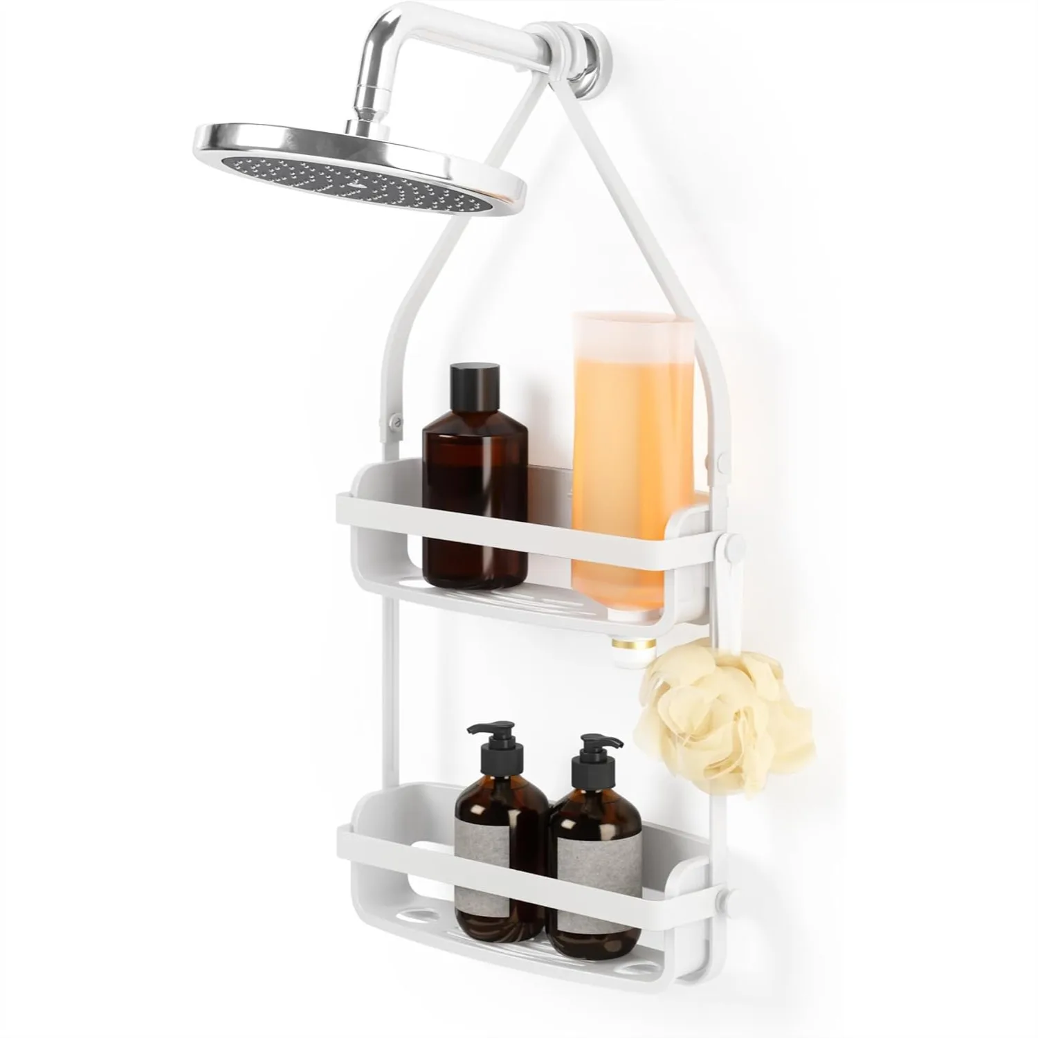 Hanging Shower Caddy with 2 Extra Wide Shelves for Bathroom Storage, Rust-Proof Organizer for Shampoo and Essentials
Hanging Shower Caddy with 2 Extra Wide Shelves for Bathroom Storage, Rust-Proof Organizer for Shampoo and Essentials