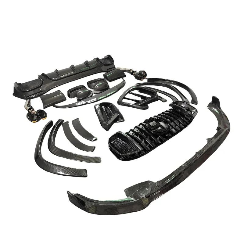 For Mercedes Benz GLS B style high-quality carbon fiber kit GLS X167 front lip rear diffuser front bumper grille body kit
For Mercedes Benz GLS B style high-quality carbon fiber kit GLS X167 front lip rear diffuser front bumper grille body kit