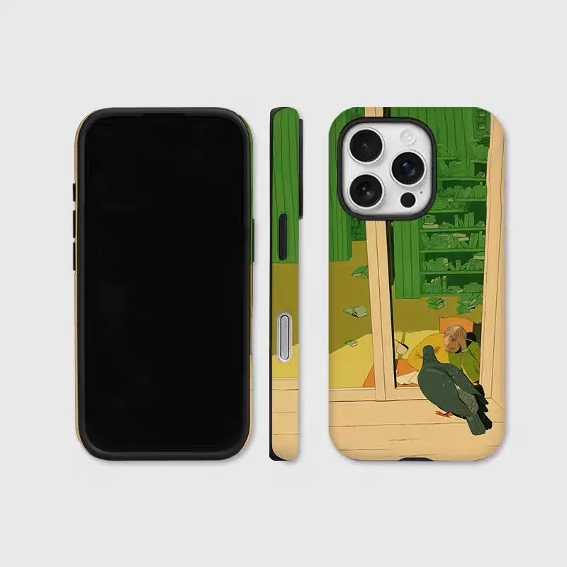 Ins Korean Green Illustration Case for IPHONE 16ProMax 15 14 13 12 11 PRO Plus XR XS Acrylic TPU Two in One Magnetic Phone Cases
Ins Korean Green Illustration Case for IPHONE 16ProMax 15 14 13 12 11 PRO Plus XR XS Acrylic TPU Two in One Magnetic Phone Cases