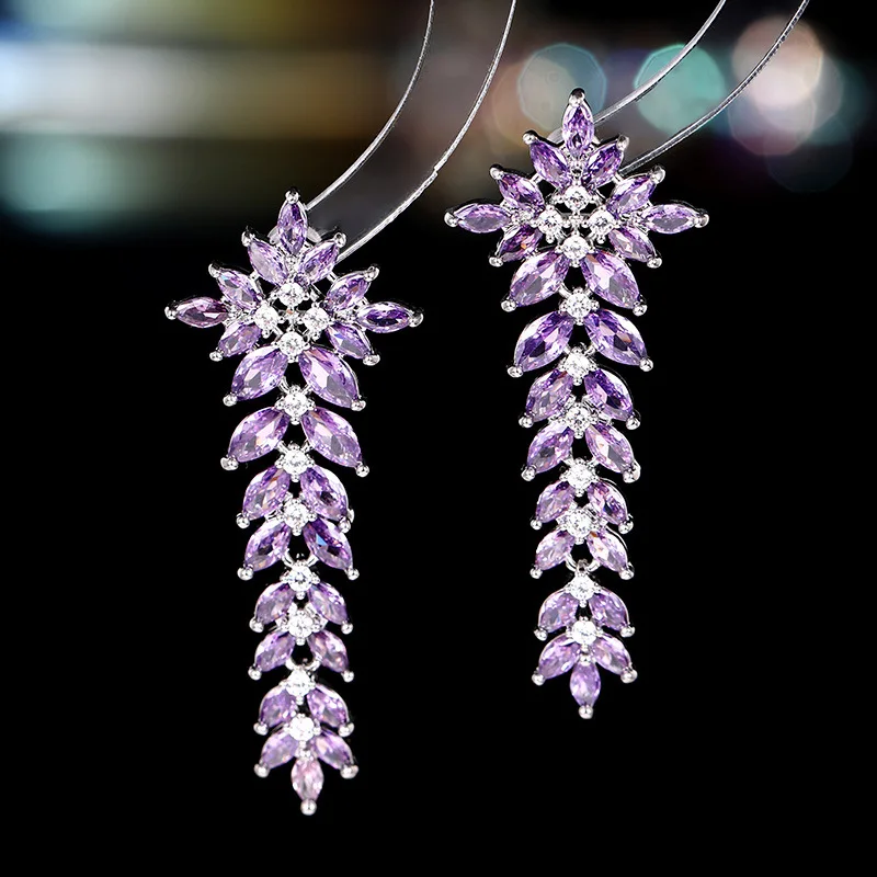 women earrings red purple white leaf long tassel pendant luxury jewelry wedding evening party daily wear gift female
women earrings red purple white leaf long tassel pendant luxury jewelry wedding evening party daily wear gift female