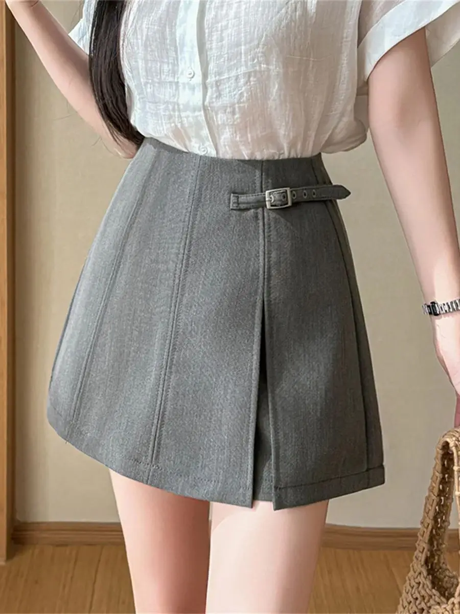 Women's Suit Shorts 2026 Spring/Summer New Arrival A-Line Skirt Pants Patchwork Skirt High-Waisted Stylish Short Skirt
Women's Suit Shorts 2026 Spring/Summer New Arrival A-Line Skirt Pants Patchwork Skirt High-Waisted Stylish Short Skirt