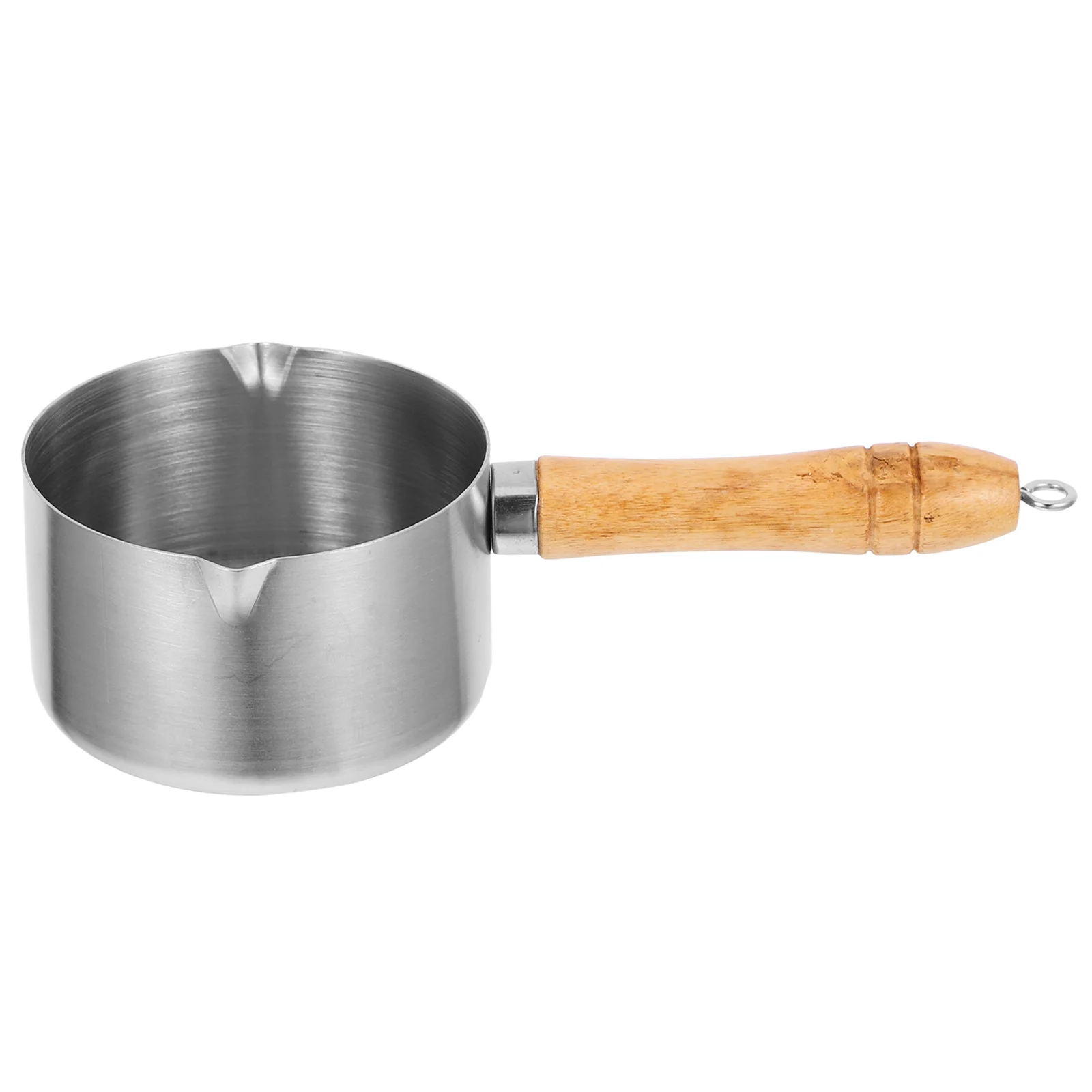 1pc Non-Stick Stainless Steel Small Pot With Wooden Handle Milk Warmer Butter Melting Sauce Pan For Kitchen Use Spout Design
1pc Non-Stick Stainless Steel Small Pot With Wooden Handle Milk Warmer Butter Melting Sauce Pan For Kitchen Use Spout Design
