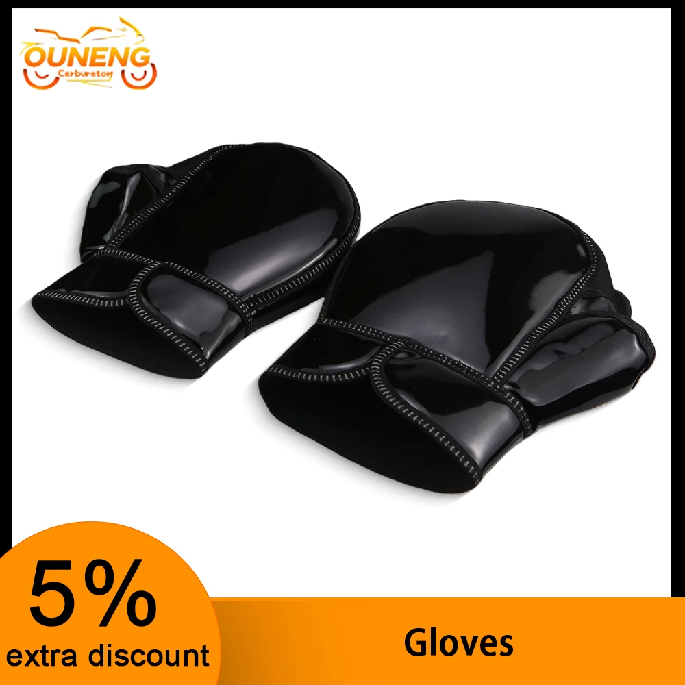 Winter Cold Resistant Glossy Black Motorcycle Handlebar Gloves Suitable For Scooter
Winter Cold Resistant Glossy Black Motorcycle Handlebar Gloves Suitable For Scooter