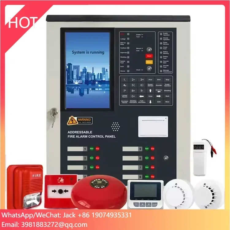 Gas Fire Extinguishing Control Panel Addressable Fire Alarm System 
Gas Fire Extinguishing Control Panel Addressable Fire Alarm System