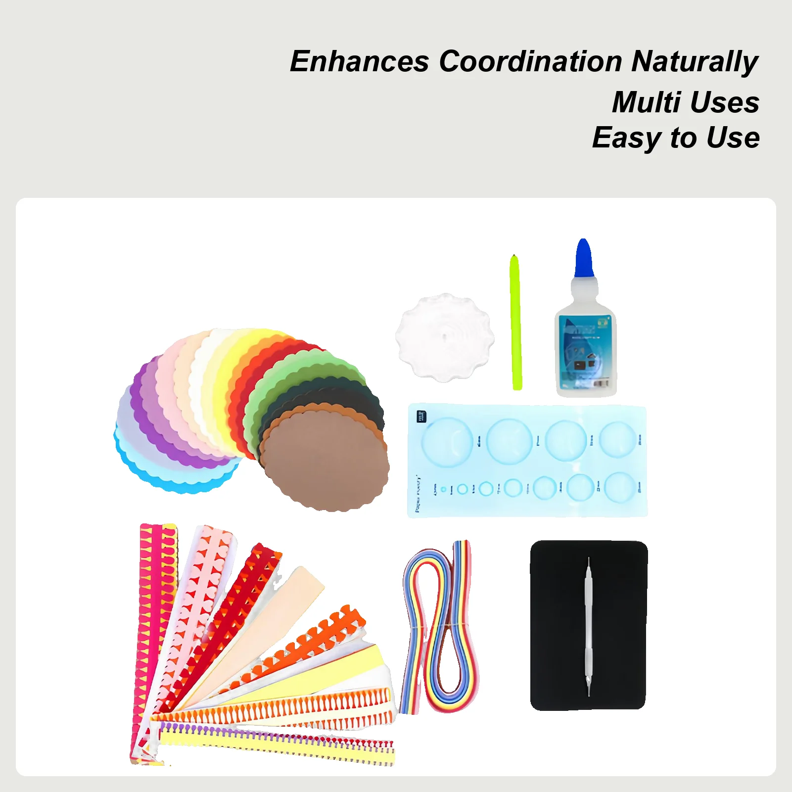 Paper Quilling Tools Handmade Decoration Party Supplies 3D Petal Paper Quilling Strips For Women Adults Beginner Craft Birthday
Paper Quilling Tools Handmade Decoration Party Supplies 3D Petal Paper Quilling Strips For Women Adults Beginner Craft Birthday