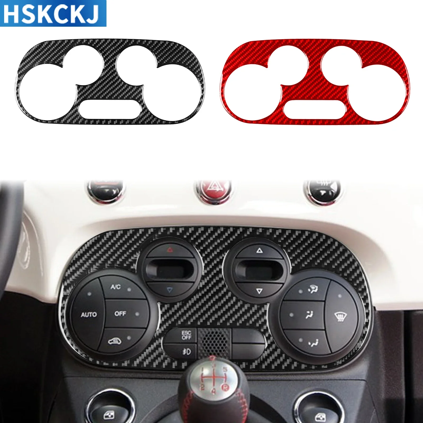 For Fiat 500 2012—2015 Carbon Fiber Car Accessories Central Console Air Conditioner AC Control Cover Trim Sticker Modification
For Fiat 500 2012—2015 Carbon Fiber Car Accessories Central Console Air Conditioner AC Control Cover Trim Sticker Modification