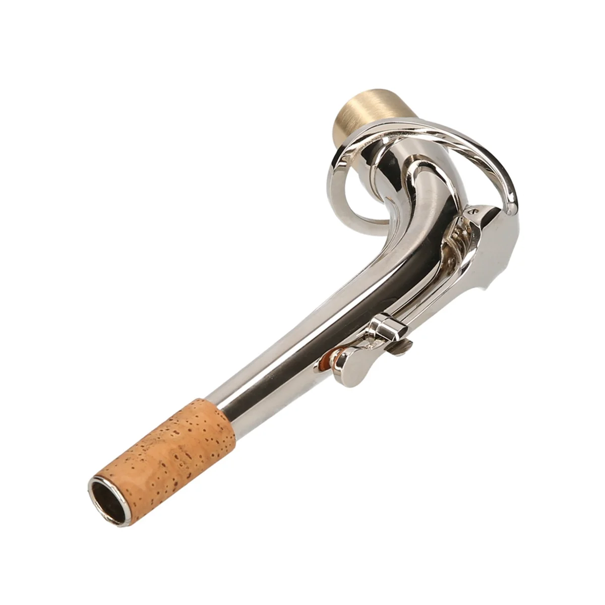 Новый альт-саксофон с изгибом шеи латунный материал Sax Woodwind инструмент Аксессуар 2,5 см, серебристый
Новый альт-саксофон с изгибом шеи латунный материал Sax Woodwind инструмент Аксессуар 2,5 см, серебристый