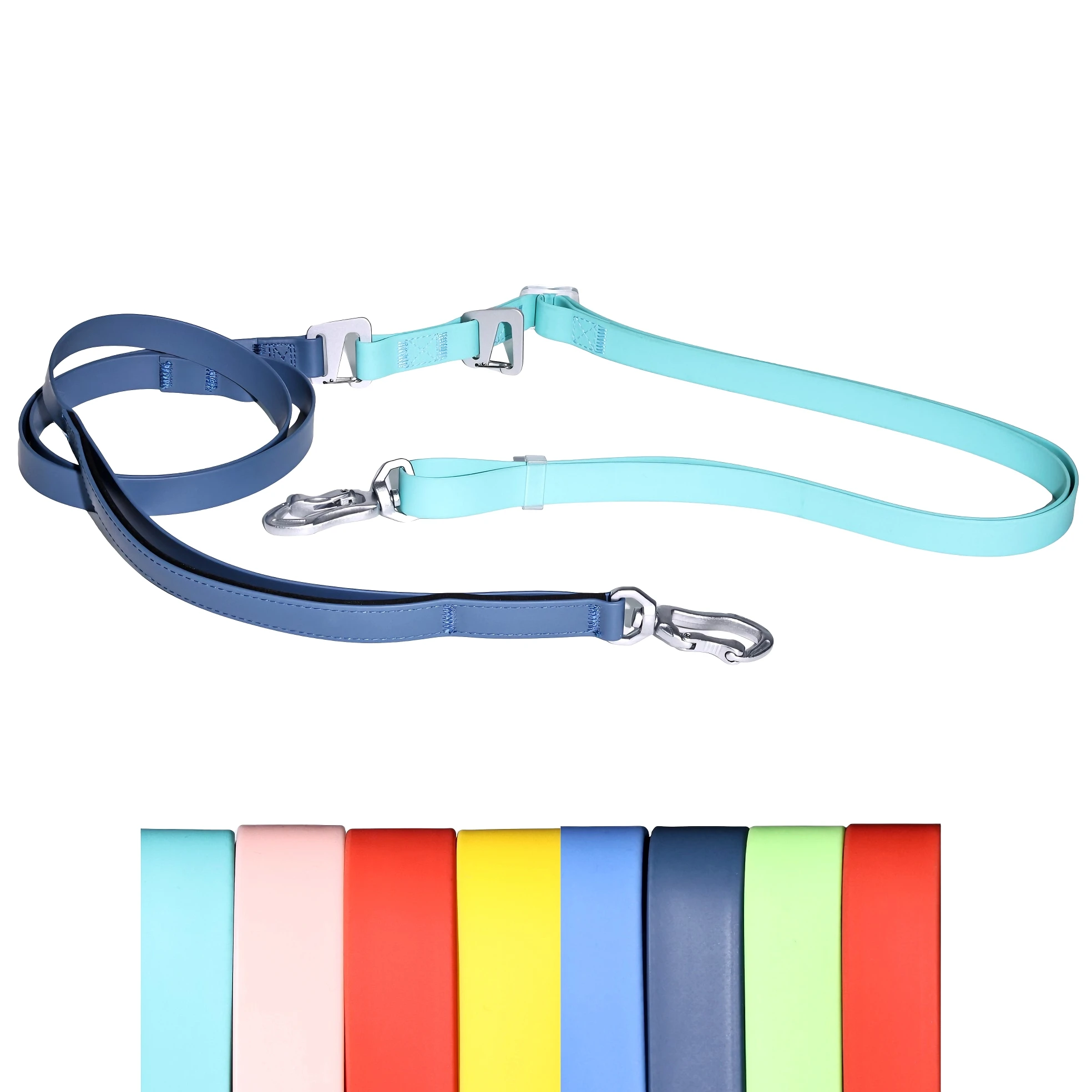 Waterproof PVC Dog Leash, Adjustable Hands-Free Multi-Functional Leash,Waist Crossbody Handheld 2 Dogs Walking Leash for Running
Waterproof PVC Dog Leash, Adjustable Hands-Free Multi-Functional Leash,Waist Crossbody Handheld 2 Dogs Walking Leash for Running