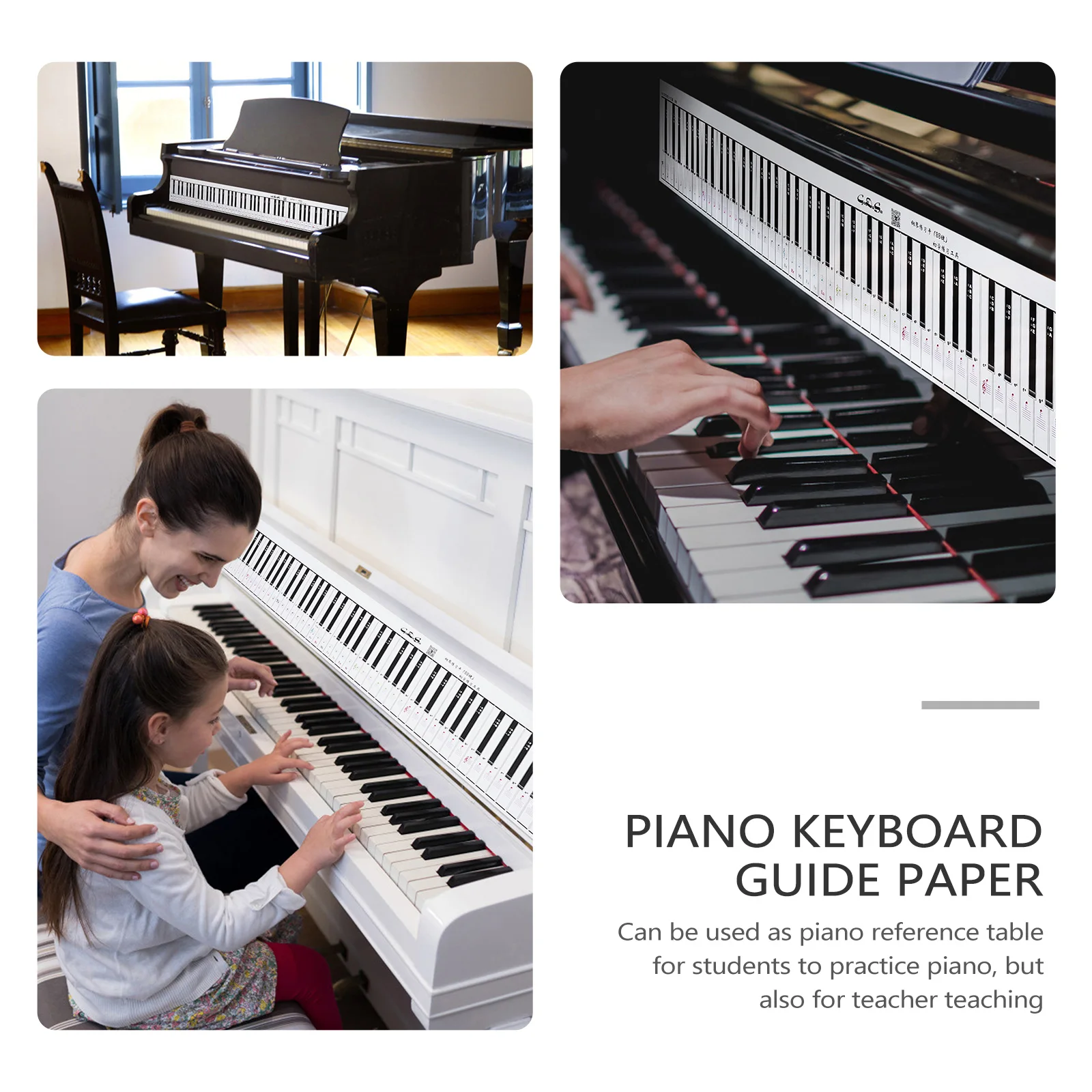Piano Keyboard Exercise Paper 88 Keys Waterproof Dustproof Anti Ink Foldable Clear Printing Learning Aid for Beginners
Piano Keyboard Exercise Paper 88 Keys Waterproof Dustproof Anti Ink Foldable Clear Printing Learning Aid for Beginners