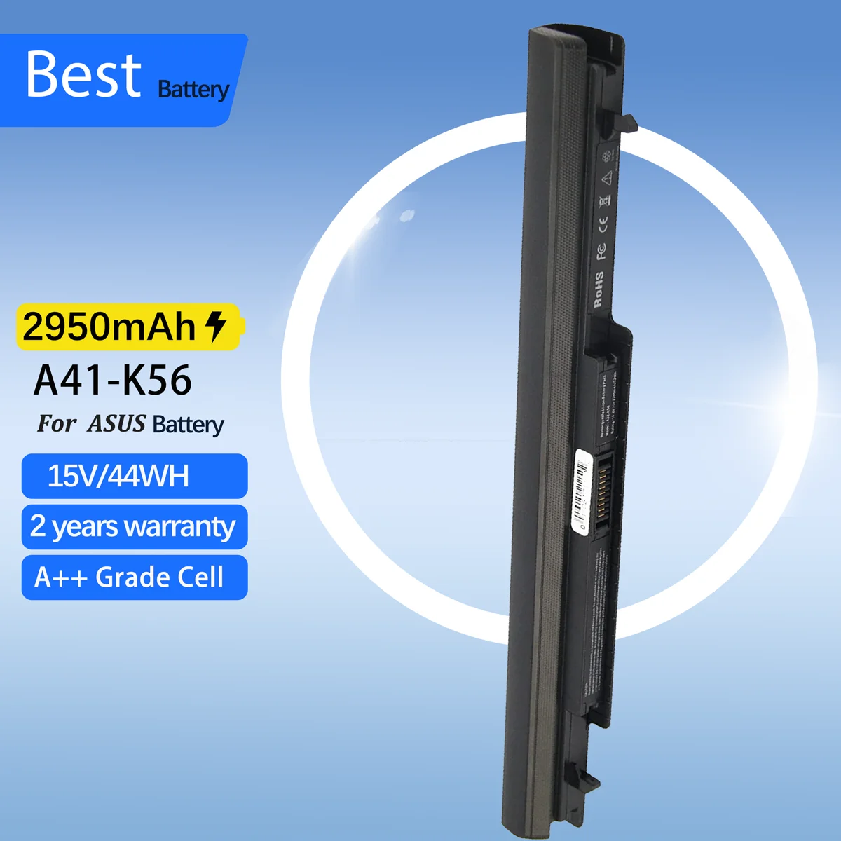 A41-K56 Аккумулятор для ноутбука Asus A56 A46 K56 K56C K56CA K56CM K46 K46C K46CA K46CM S56 S46C A31-K56 A32-K56 A42-K56
A41-K56 Аккумулятор для ноутбука Asus A56 A46 K56 K56C K56CA K56CM K46 K46C K46CA K46CM S56 S46C A31-K56 A32-K56 A42-K56